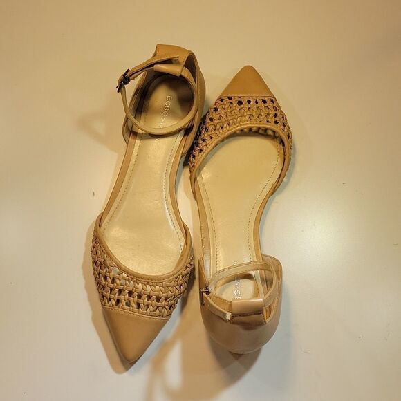 BCBGENERATION PL-HUNNY-X POINTED TOE BACK &ANKLE STRAP WOMEN"S FLAT SHOE - Picture 4 of 14